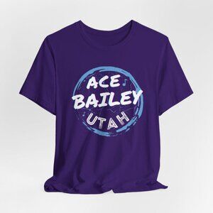 Ace Bailey Shirt, Utah Jazz Jersey Unisex Tee Basketball Fan Apparel Clothing